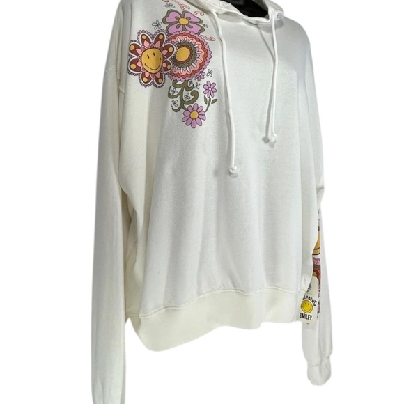 Billabong 🌸Floral Graphic White Hoodie - Picture 2 of 12